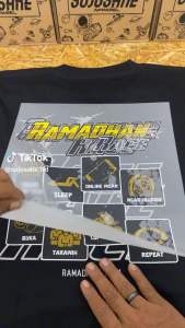 tshirt baju kaos ramadhan race / baju kaos racing otomotif pria