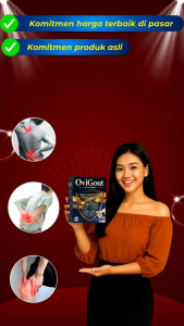 OVIGOUT SUSU HERBAL REDAKAN NYERI SENDI DAN TURUNKAN KADAR ASAM URAT SUDAH BPOM DAN HALAL