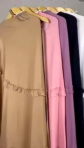 Mukena Anak Khadijah Lucuna Warna Mint Size 2-7 Tahun