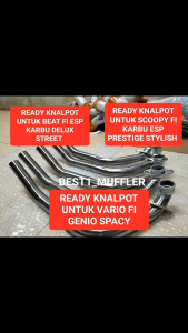 LEHER KNALPOT COPY CMS TZM ZRC DR SOUND INLET 26 DAN 28 BEAT SCOOPY FI KARBU ESP NEW DELUXE STREET SPACY GENIO