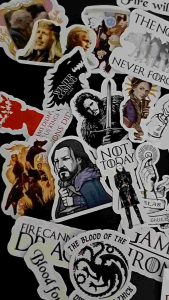 50pcs Game of Thrones • House of the Dragon • Sticker Pack • Waterproof • Scratchproof