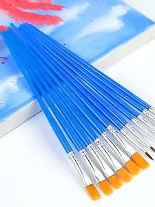(5pcs) Kuas Lukis Set Paintbrush Paint Brushes Kuas Cat Minyak Dan Air