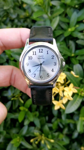 Đồng Hồ Nam Si Nhật ✨💞 Q&Q - QUARTZ ✨Size 37 mm . Chống nước 30 mét 💞✨N.47