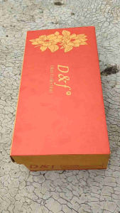 D&f 016 Sepatu Pantofel Wanita Sepatu Kerja Kantor Wedges Hak 5cm Kulit Original