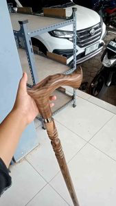 Tongkat Jalan Kayu Kalimosodo Model Payung Premium H537