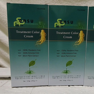 SENSU NIPPON ORGANOMATIC Hair Treatment Color Cream-500g (250g*2pcs/ box)