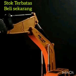 Mainan anak Rc excavator Truck Beko konstruksi