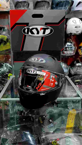 HELM KYT NZ RACE AUGUSTO FERNANDEZ CARBON BLACK