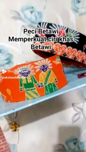 SONGKOK MOTIF ONDEL ONDEL | SONGKOK BETAWI | SONGKOK | PECI