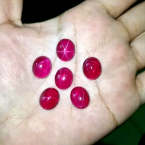 Batu Merah Siam Sintetik Dim 10 Tidak Asli