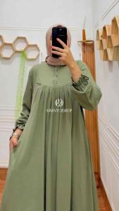 Dress Jemina Bahan Crinkle Airflow Premium JUMBO LD 120 PB 140