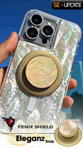 ที่จับโทรศัพท์ FenixShield Eleganz Snap GOLD SEASHELL Magnetic Grip Holder Stand