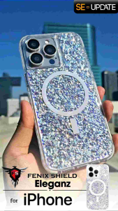 เคส FenixShield Eleganz SAPPHIRE SPARKLE สำหรับ iPhone Air / 17 / 16 / 15 / 14 / 13 / Plus / Pro / Max