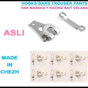 COD 144 SET Hak Celana Merek YEE / Kancing HAK MASSAG / HAK Jahit