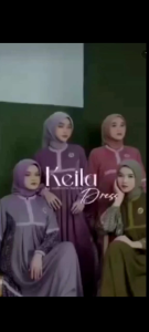Keyla Dress terbaru/Gamis wanita dewasa terlaris kekinian/Dress remaja terbaru viral/Gamis lebaran terbaru 2025
