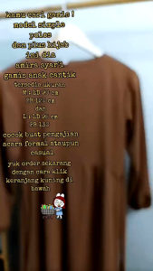 GAMIS REMAJA ANAK TANGGUNG TERBARU ALIKA DRESS UNTUK USIA 10-15 TAHUN BAHAN CRNKLE