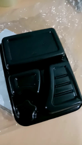 Eceran Mika + Tutup Bento Hitam Bintang Sekat Empat