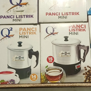 Mug Electrik / Panci Listrik + Tutup Q2 Pemanas Air ( 11 12 13 14 15 )