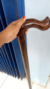 Tongkat jalan kayu kalimosodo model payung original