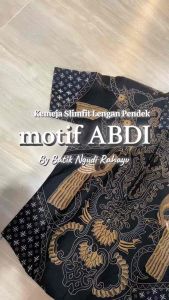 Kemeja Batik Pria Lengan Pendek Bahan Halus Nyaman Dipakai