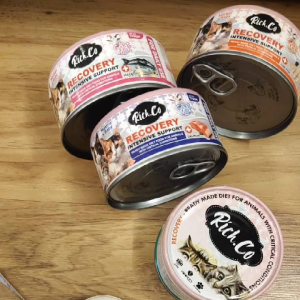 Rich.co Recovery Intensive Support 170g Can for Cats with Critical Conditions. High Nutritional Value Easy to Prepare Supports Recovery and Wellness. Chicken Breast Flavor.