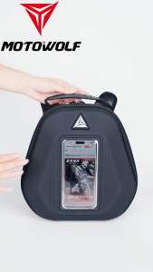 🔥Ready Stock🇲🇾 MOTOWOLF MDL0702 Waterproof Motorcycle Backpack Large Capacity Motorbike Fuel Tank Bag Multifunctional Black Mobile Navigation Package