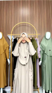 Abaya Jersey Jumbo & Desain Elegan