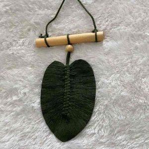 Macrame daun panjang-leaf macrame panjang