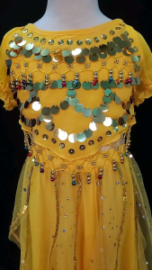 READY STOCK Kids Children Indian Dance Arabian Dance Belly Dance Costume Stage Performance Pre-school Concert Costume