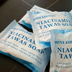 Mini Edition Formulove Original NIACINAMIDE TAWAS SOAP 50g Skin Whitening Anti-bacterial Body Soap