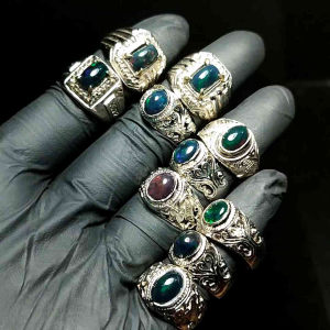 Cincin Pria Kalimaya Black Opal Afrika Alfaka: Pilihan Variasi Sesuai Kebutuhan