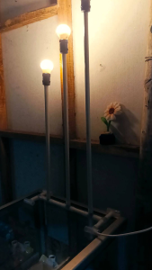 Lampu Taman Bahan Pipa PVC / 70cm