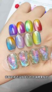 Set sơn gel Thạch Neon cầu vồng 8 màu ( tặng kèm bảng màu)