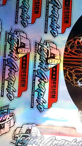 Sticker Decal Tebok Murai Motif Spider 3D