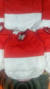 Baju Kucing Anjing kaos merah putih