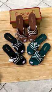 SANDAL SLOP WANITA MODEL SILANG// SANDAL WANITA TERBARU// SENDAL TERBARU
