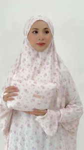Fahima - Jenna Mukena Pattern Set Premium (Mukena Terusan Dewasa Motif Rayon Viscose)