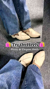 Sepatu Kerja Wanita Ukuran Big Size 36-45 KF007 Selop Wanita Model Terbaru - Sendal Shoes