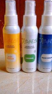 ROSELLA Natural Deodorant Spray 100ml Deodorant Tawas Cair Ampuh Mencegah Bau Ketiak dan Badan Non Alkohol