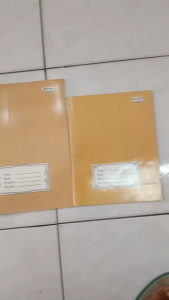 BUKU TULIS CAMPUS 38 LBR / MOTIF SAMPUL COKLAT