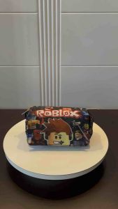 D18 ROBLOX pencil case stationery  student primary secondary school pencil box large capacity double layer zipper