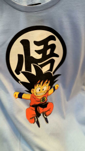 Atasan Kaos Oblong Biru Anime Spoon