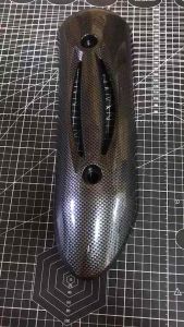 กันร้อนท่อ Scoopyi (09-11) เคฟล่า ข้างท่อ ของแต่ง มอเตอร์ไซค์