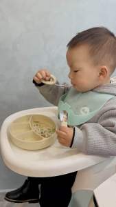 👶🏻 316stainless steel baby learning fork spoon set sudu garpu pembelajaran bayi keluli tahan karat不锈钢宝宝叉勺婴童学吃饭短柄叉勺套装