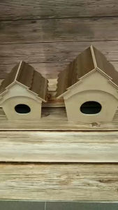 Racoco Forest Bear Hamster Wooden House Hamster Hideout