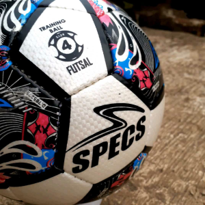 BOLA SEPAK BOLA FUTSAL SPC MADA ILLUZION JAHIT MANUAL BAHAN KULIT MOTIF DAN KILAP