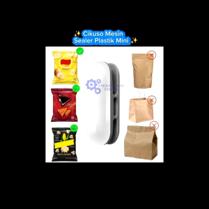 Cikuso Mesin Sealer Plastik Mini Sealing Machine Portable - SF-301
