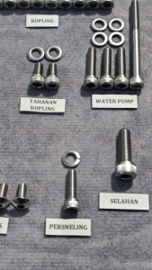 Baut L Set Mesin Ninja 150 Kis Stainless 304
