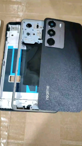 Cassing Housing Fullset Beckdor Bezzel + Frame Tulang Tengah Tatakan Lcd  Tombol Luar On Off Volume Ring Kaca Kamera Realme C75