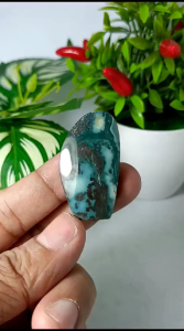 batu akik motif kembang real picture top quality